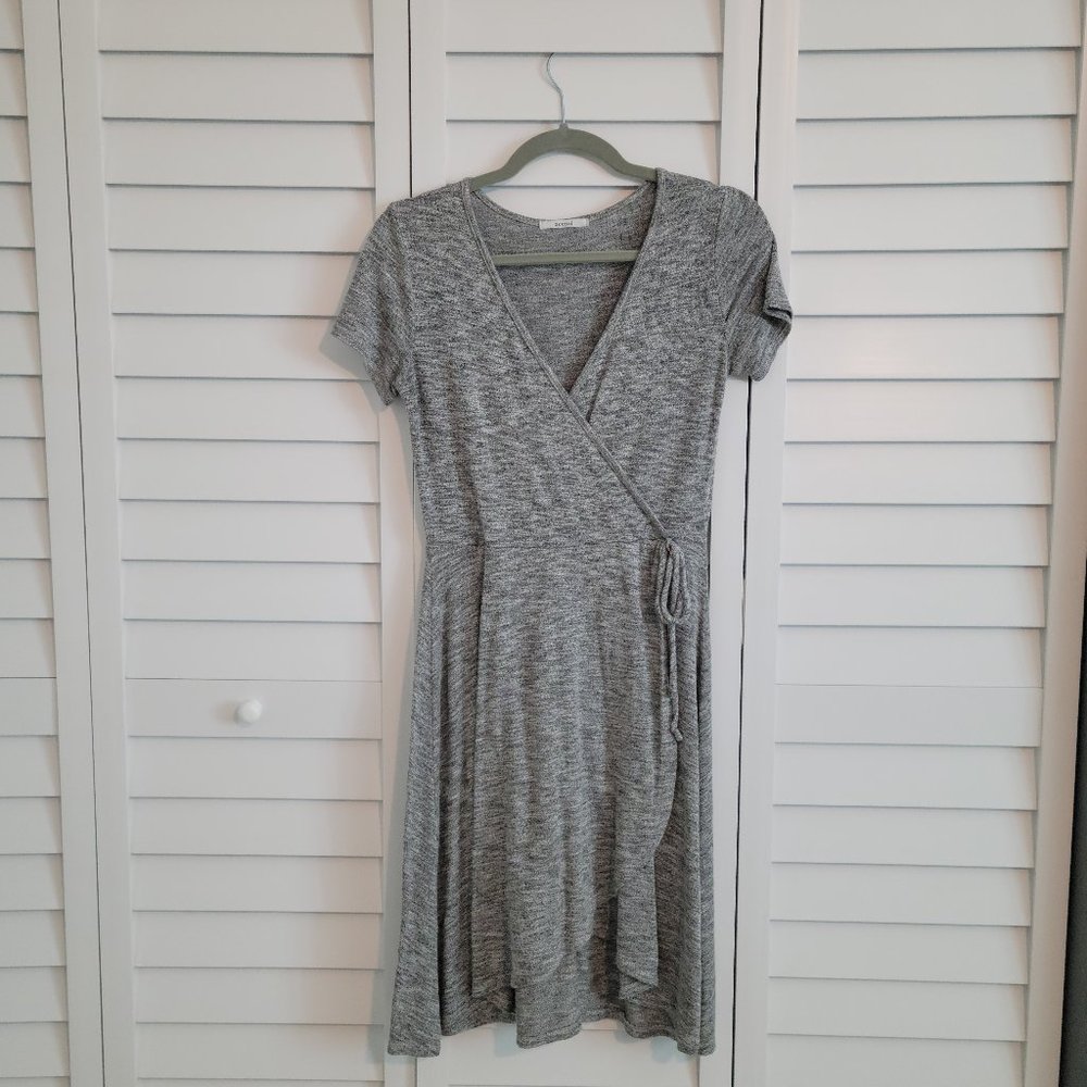 Knit Surplice Dress